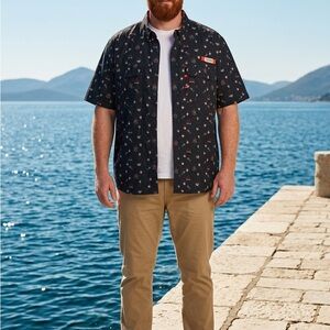 Magellan Men’s 3XL NWT Halloween S’mores Skulls Short-Sleeve Shirt  Skull Print